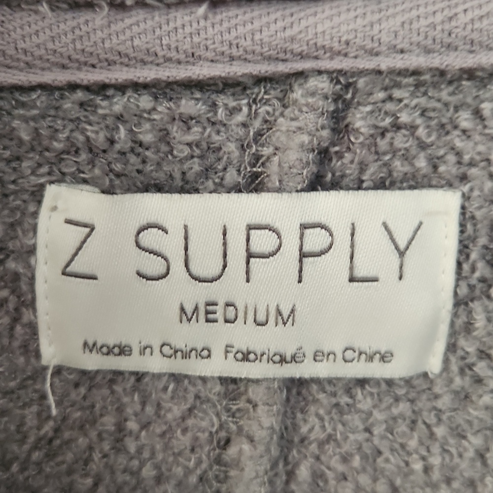 Z Supply Light Gray Cozy Cardigan Size M - Picture 2 of 5